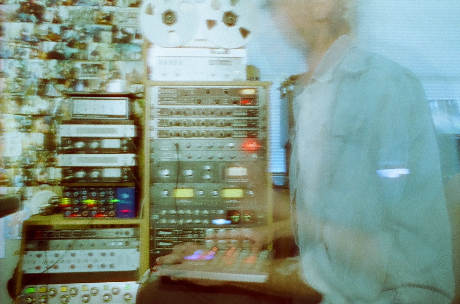 Francis Kelly in the studio